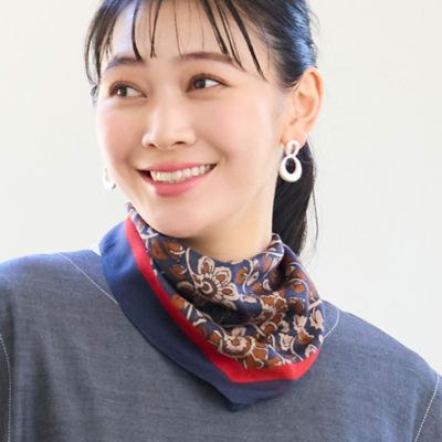 洗える】ダイヤスカーフ（21162604） | MISSEL/ミゼール