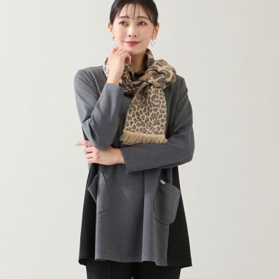 洗える・一部店舗・WEB限定・フランス製】レオパードマフラー