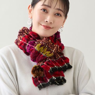 ソフィーディガール　フラワー　ショール　ストール　マフラー　手編み ソフィーディガール フラワー ショール ストール マフラー