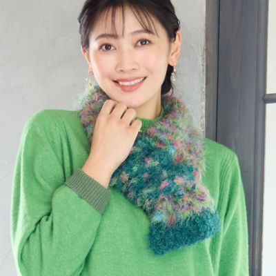 一部店舗・WEB限定・イタリア製・リバーシブル】カスリニット