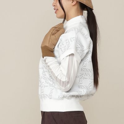 Women's】モノグラムロゴJQニットベスト（23005661