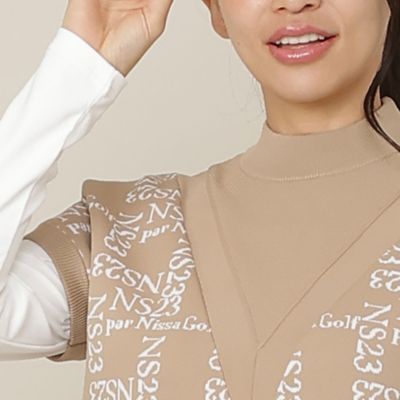 Women's】モノグラムロゴJQニットベスト（23005661