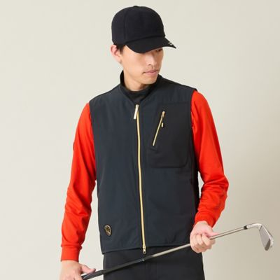 メンズ】裏フリース×ナイロン布帛ベスト（23006502） | Nissa