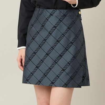 Women's】【セットアップ可】米沢織ジャカードスカート