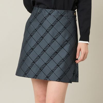 Women's】【セットアップ可】米沢織ジャカードスカート
