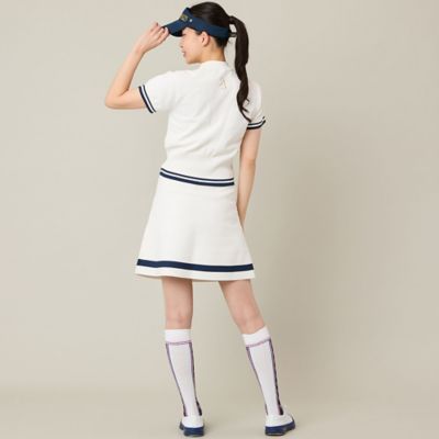 Women's】【セットアップ可】ニットフレアスカート