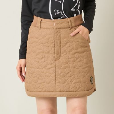 Nissa Golf (Women/Men)/ニッサゴルフ ロゴキルティング中綿スカート(23046551) ベージュ スポーツウェア【三越伊勢丹/公式】