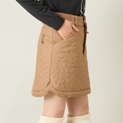 レディース】ロゴキルティング中綿スカート（23046551