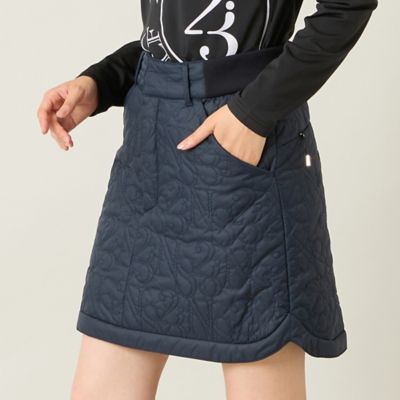 レディース】ロゴキルティング中綿スカート（23046551
