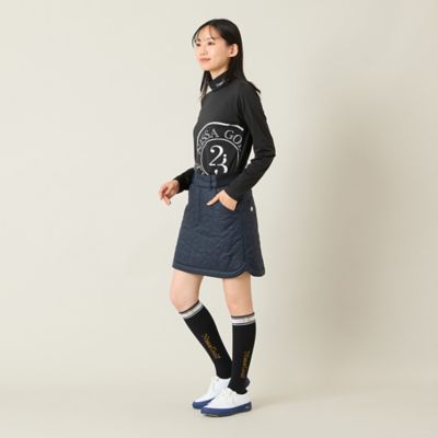 レディース】ロゴキルティング中綿スカート（23046551