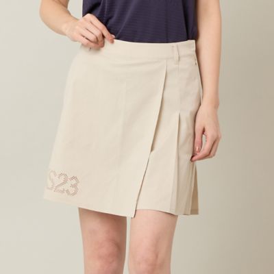 Women's】【接触冷感／UVカット／撥水】ストレッチプリーツ