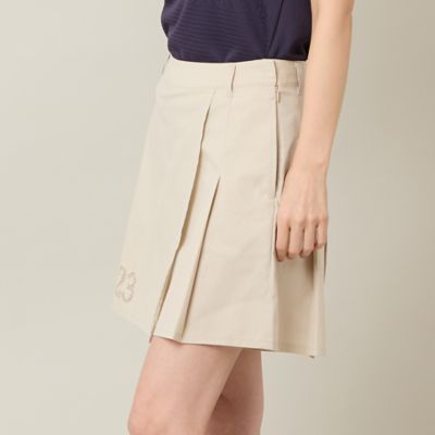 Women's】【接触冷感／UVカット／撥水】ストレッチプリーツ