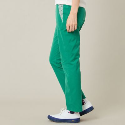 Women's】【ストレッチ】サイドプリントパンツ