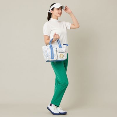 Women's】【ストレッチ】サイドプリントパンツ