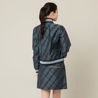 Women's】【セットアップ可】米沢織ジャカードブルゾン