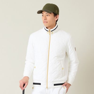 Nissa Golf (Women/Men)/ニッサゴルフ ロゴキルティング中綿ブルゾン(23106502) 05ホワイト スポーツウェア【三越伊勢丹/公式】