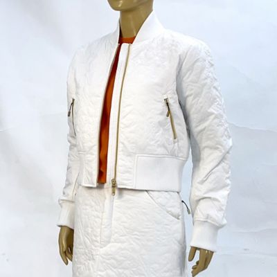 Nissa Golf (Women/Men)/ニッサゴルフ ロゴキルティング中綿ブルゾン(23106550) 05ホワイト スポーツウェア【三越伊勢丹/公式】