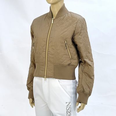 Nissa Golf (Women/Men)/ニッサゴルフ ロゴキルティング中綿ブルゾン(23106550) 10ベージュ スポーツウェア【三越伊勢丹/公式】