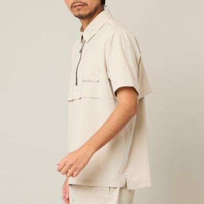 Men's】【セットアップ可】【接触冷感／UVカット／撥水】ハーフ