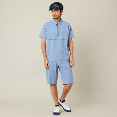 Men's】【セットアップ可】【接触冷感／UVカット／撥水】ハーフ