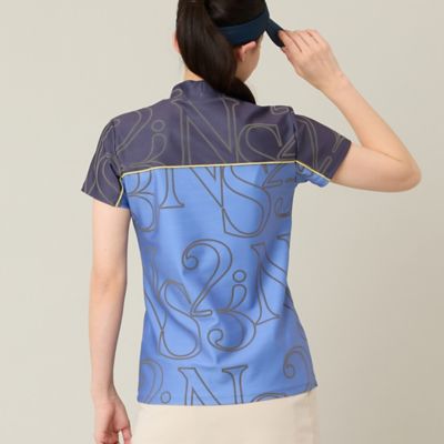 J6263 美品 マーク&ロナ 22SSハーフジップモックネックトップス 紺48 SH_E2JCC20314_XL.jpg