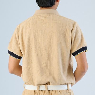 【メンズ】パイルジャカードポロシャツ（２３１２３５０９）