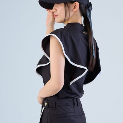 【レディース】ラッフルスリーブモックネック（２３１２３５５１）