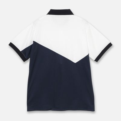 Men's】【吸水速乾】アシンメトリーポロ（23123601