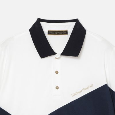 Men's】【吸水速乾】アシンメトリーポロ（23123601