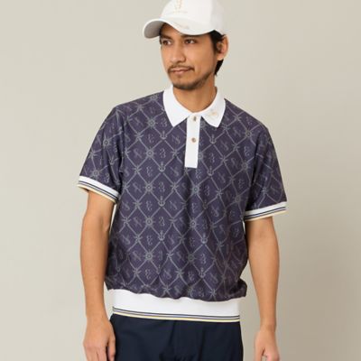 Men's】マリーンプリントポロ（23123605） | Nissa Golf
