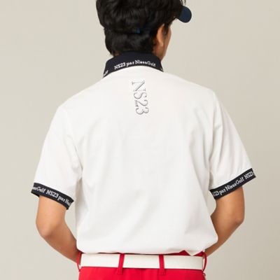 超入手困難 プロ仕様スポンサー契約モデル 新品 23区GOLF ポロシャツ Men's】ロゴ襟アクティブポロシャツ（23123608） | Nissa