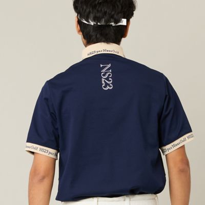 Men's】ロゴ襟アクティブポロシャツ（23123608） | Nissa