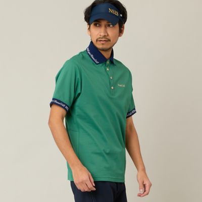 超入手困難 プロ仕様スポンサー契約モデル 新品 23区GOLF ポロシャツ Men's】ロゴ襟アクティブポロシャツ（23123608） | Nissa