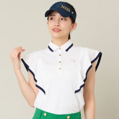 Women's】【吸水速乾】ラッフルスリーブプルオーバー