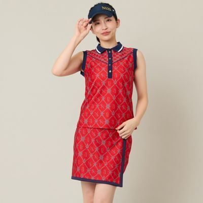 Women's】【セットアップ可】マリーンプリントノースリーブ
