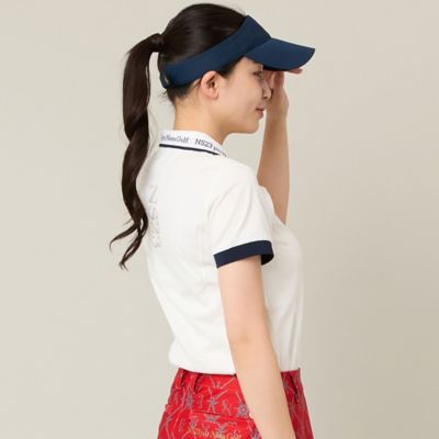 Women's】ロゴ襟アクティブポロシャツ（23123653