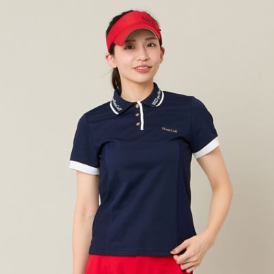 Women's】ロゴ襟アクティブポロシャツ（23123653