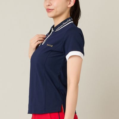 Women's】ロゴ襟アクティブポロシャツ（23123653