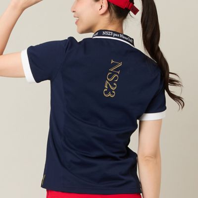 Women's】ロゴ襟アクティブポロシャツ（23123653