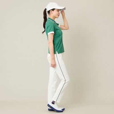 れのポロシャツ Women's】ロゴ襟アクティブポロシャツ（23123653
