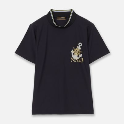 Men's】マリンモチーフモックネック（23124602） | Nissa