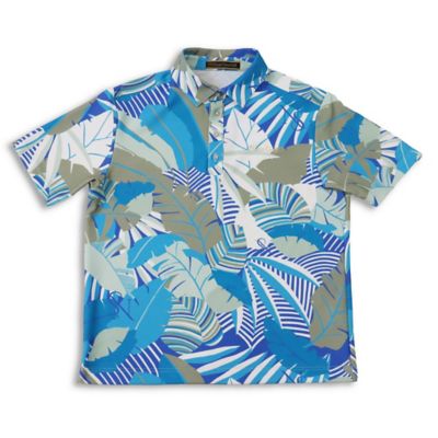 Men's】ボタニカルプリントポロシャツ（23124632