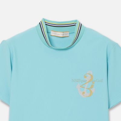 Women's】マリンプリントモックネック（23124651