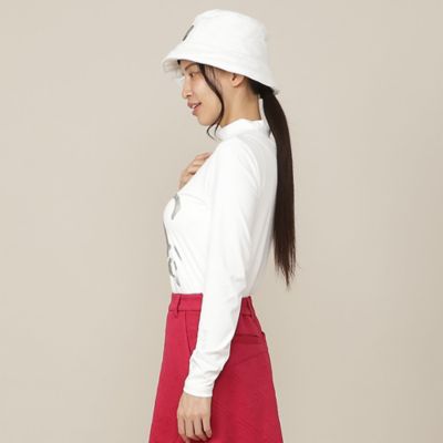 Women's】ロゴプリントモックネック（23124671