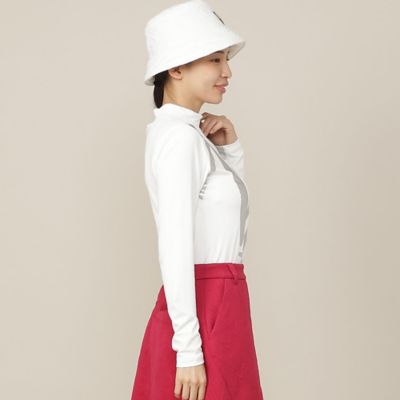 Women's】ロゴプリントモックネック（23124671