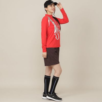Women's】ロゴプリントモックネック（23124671