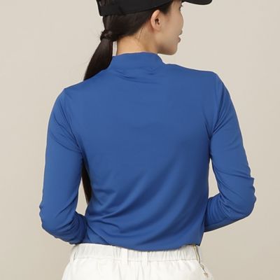 Women's】ロゴプリントモックネック（23124671