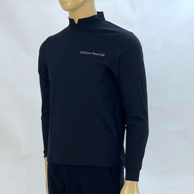 Nissa Golf (Women/Men)/ニッサゴルフ 長袖モックネック(23125508) 30ブラック スポーツウェア【三越伊勢丹/公式】