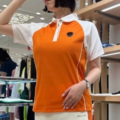 レディース】配色半袖ポロシャツ（23125552） | Nissa Golf