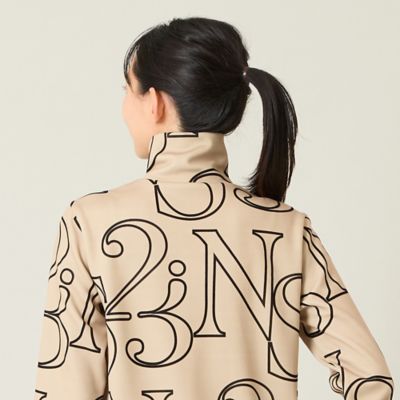 美品✨2022年 慈雨 センソユニコ ハイネック カットソー フロッキープリント 美品✨2022年 慈雨 センソユニコ ハイネック カットソー